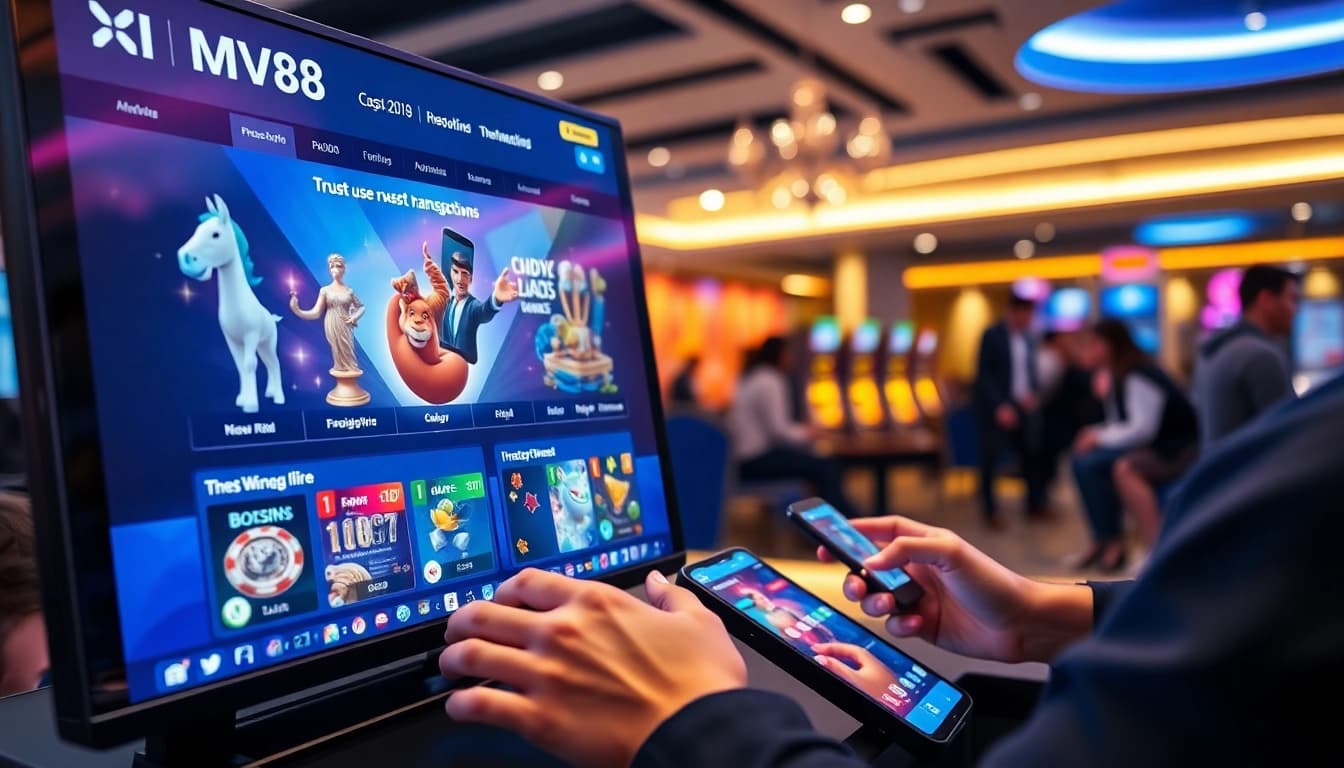 MV88 online casino interface illustrating USDT transactions and promotions for user engagement.