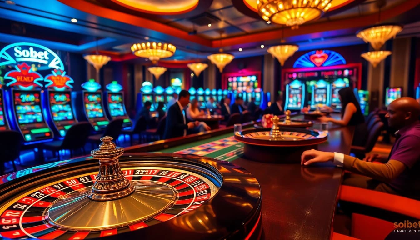 Experience the thrill of winning at soibet ไทย with professional gaming tables and vibrant casino energy.
