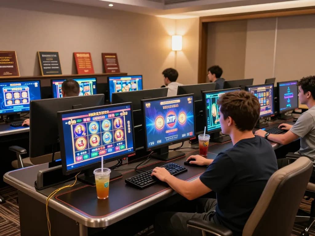 Engaging online gambling setup reveals an enjoyable experience at HARGATOTO with high RTP slots.