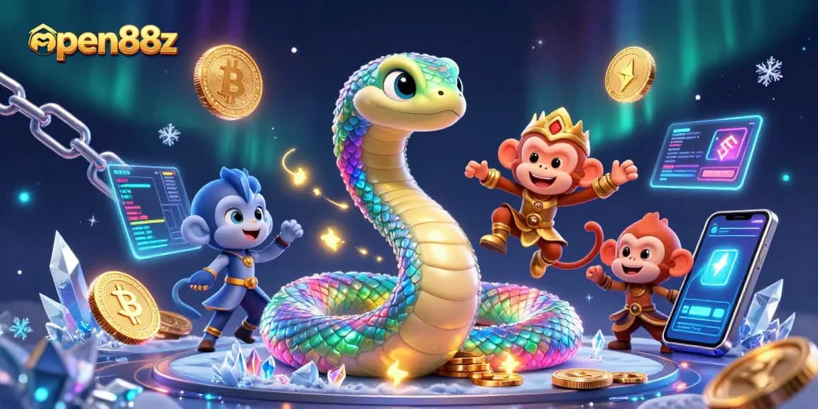 Win big with open88z as the rainbow serpent and monkey king illuminate a vibrant casino adventure.