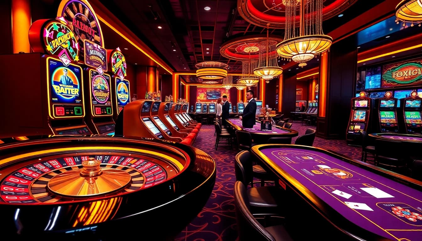 Experience the luxury of gaming at https://ps99seo.com/ with vibrant casino tables and slot machines.