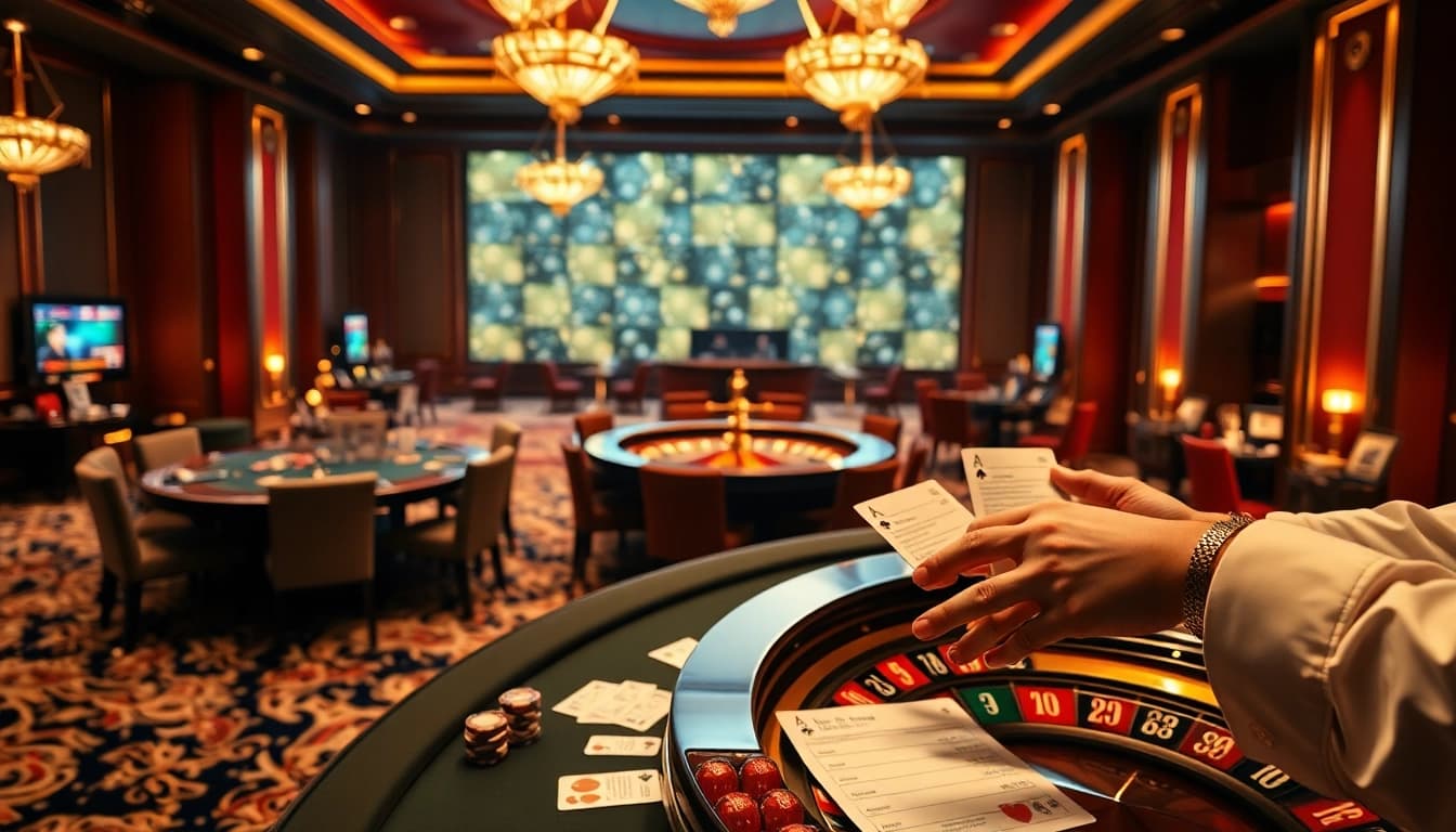 Experience the thrill of high-stakes betting at J88's world-class casino tables.