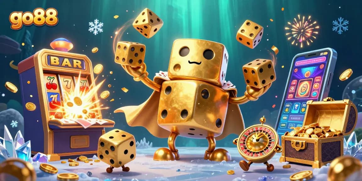 Experience thrilling gameplay on go88 with gold dice and bursting jackpot slots.