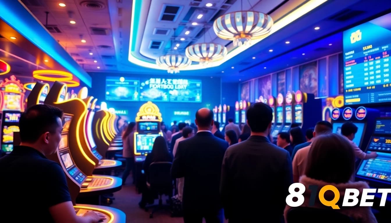 Exciting online gambling experience at 8qbet with vibrant casino games and a welcoming atmosphere.
