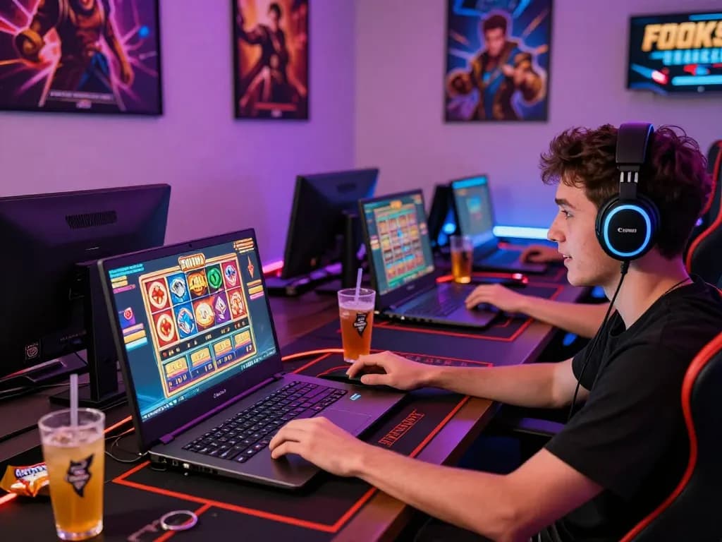 Engaged player experiencing go88's exciting online gaming platform with vibrant visuals and immersive atmosphere.