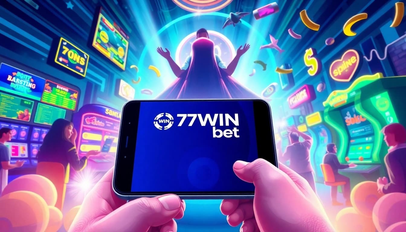 Experience the excitement of 77WIN bet with a vibrant online gambling scene featuring sports betting and casino games.