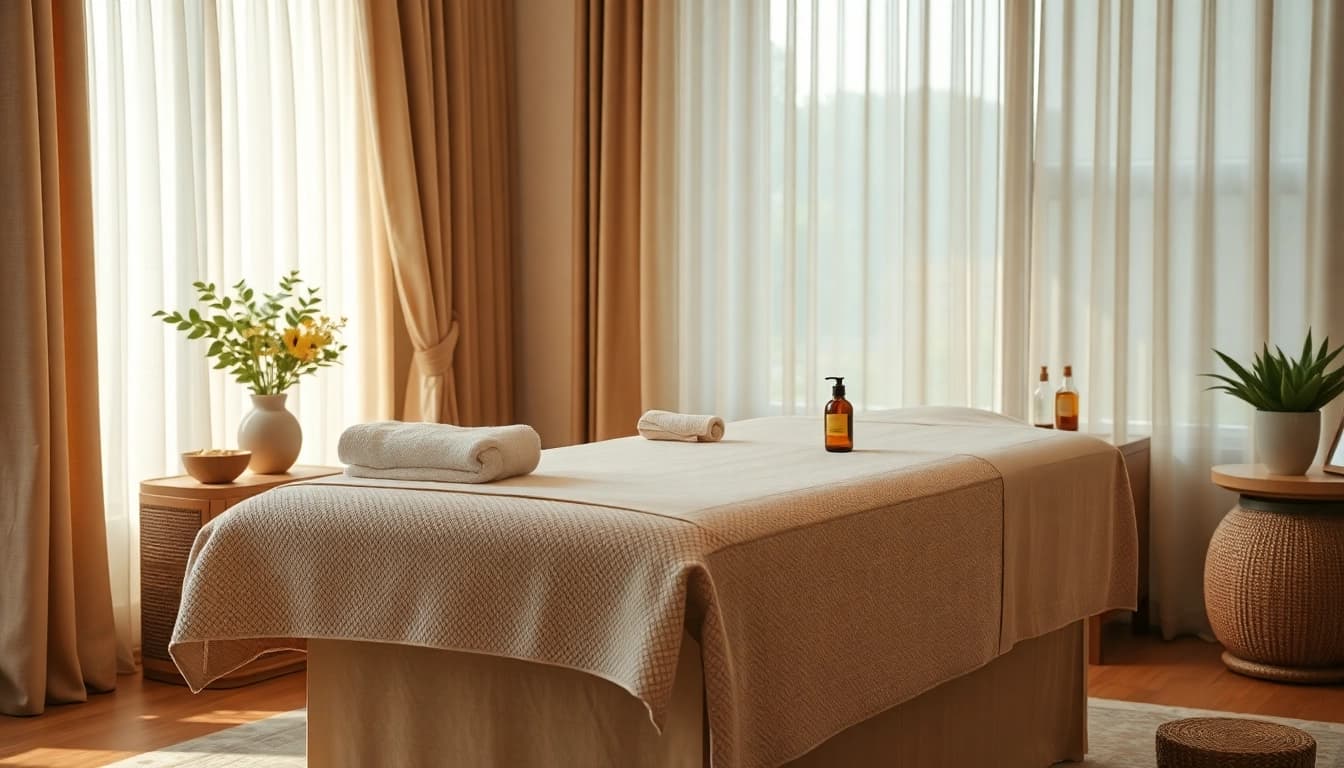 Experienced 출장마사지 provided by a young female therapist in a serene home environment.