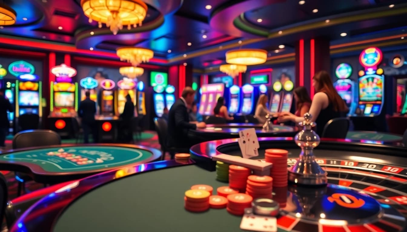 Engage in thrilling gameplay at ARESGACOR with vibrant casino tables and exciting games.