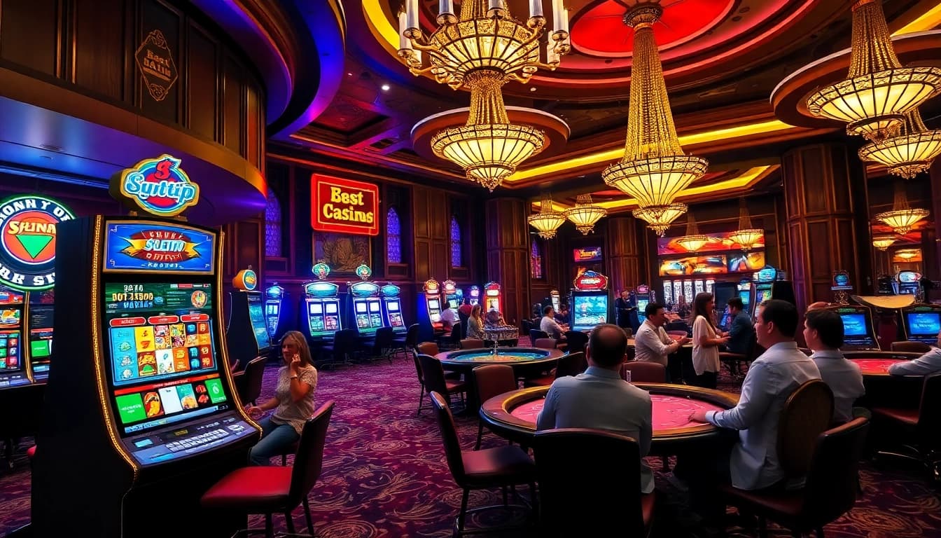 Experience the excitement of winning with slot88 at luxury gaming tables in a vibrant casino.