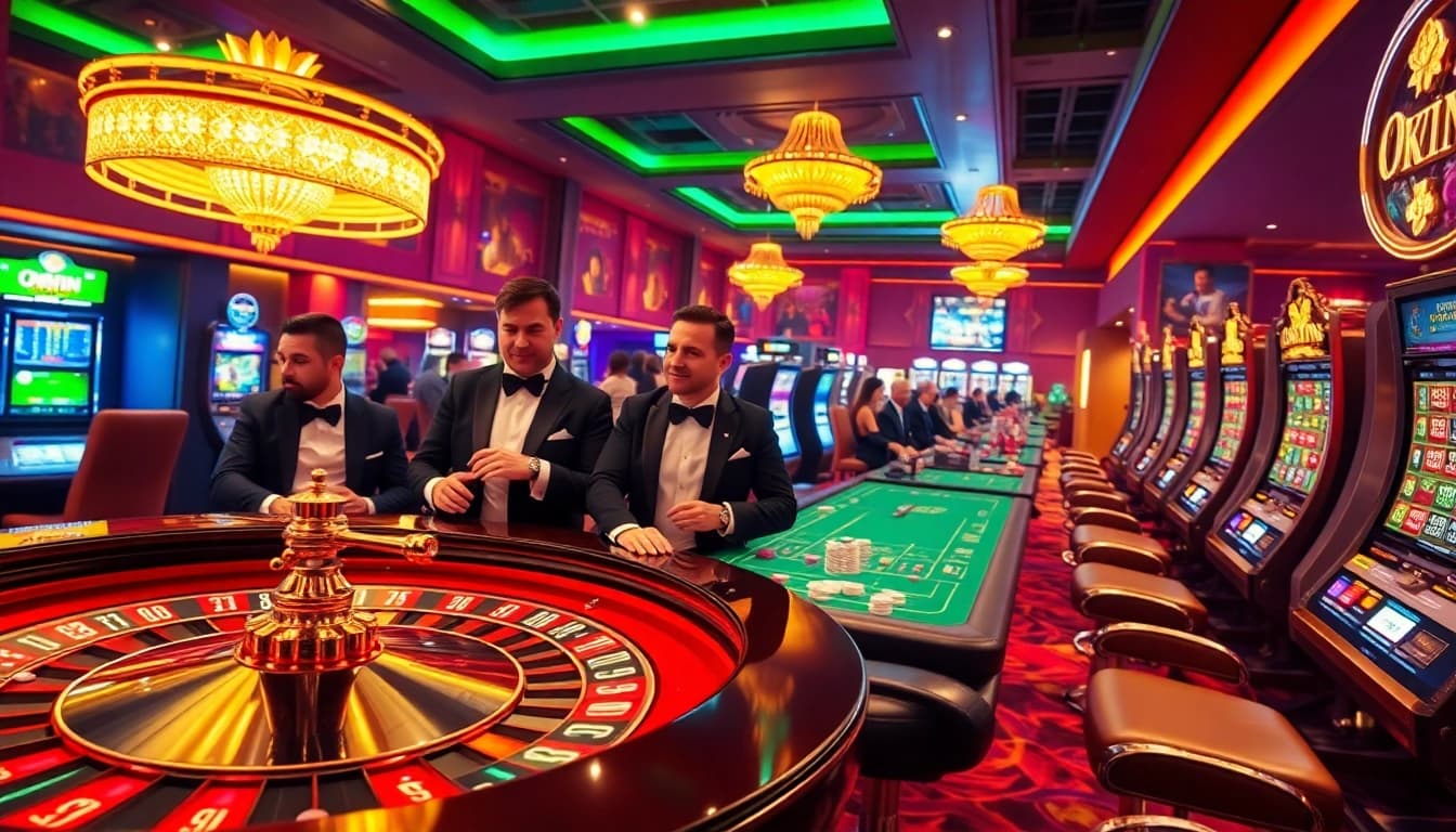 Experience thrilling casino gaming at okwin with exciting poker and roulette games.