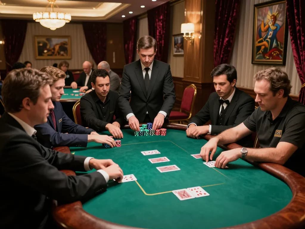 Experience rokok88 with intense high-stakes poker action in a luxurious casino setting