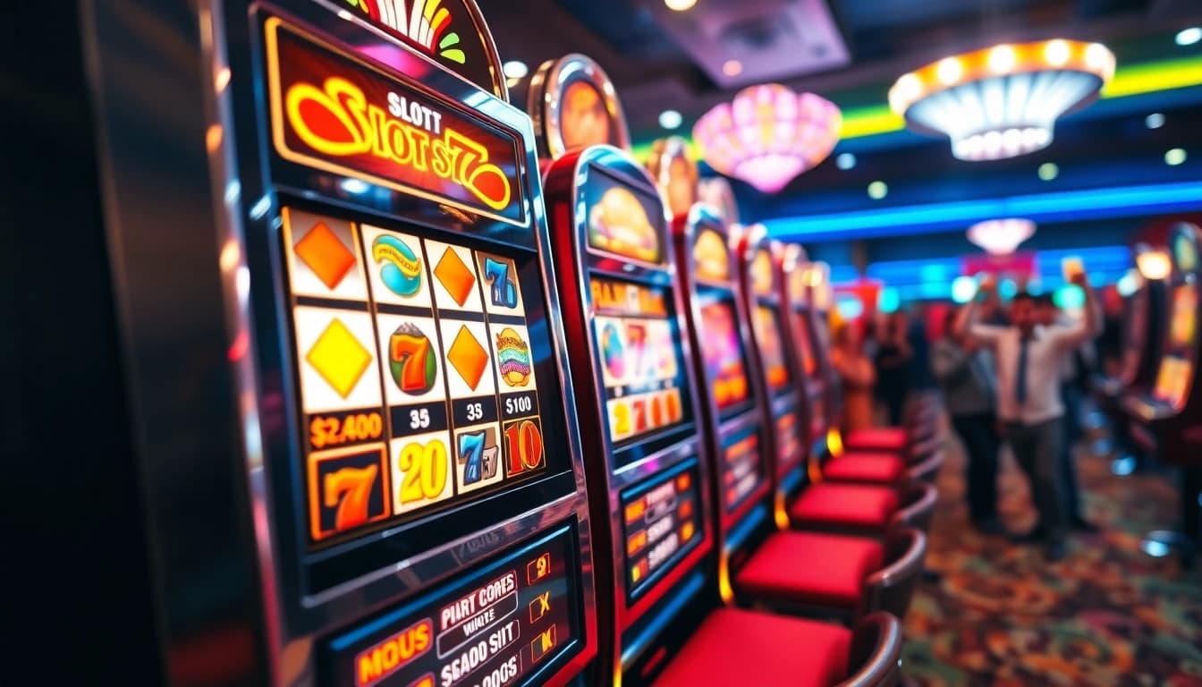Menangkan slot777 dengan tampilan cerah dari mesin slot yang memikat.