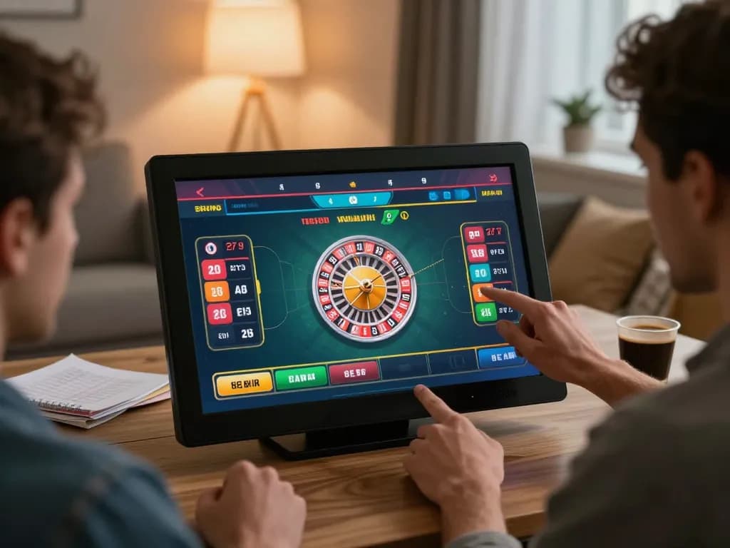 Play roulette online with xx88, showcasing a vibrant digital interface and strategic gameplay