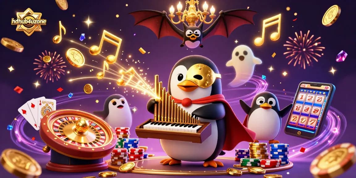 Menghadirkan hdhub4uzone, permainan slot mengasyikkan dengan koin emas dan penguin pejuang di dunia kasino.