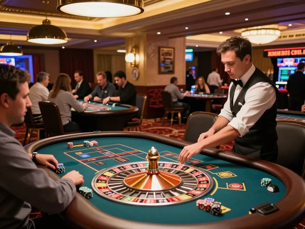 Players enjoying thrilling games at DH88 casino, showcasing roulette excitement.