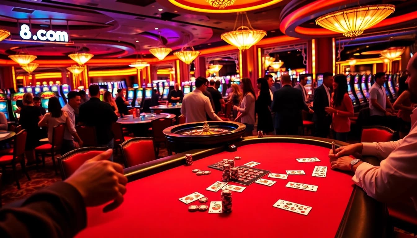 Join the excitement at S8 .COM with thrilling casino action at poker tables and roulette wheels.