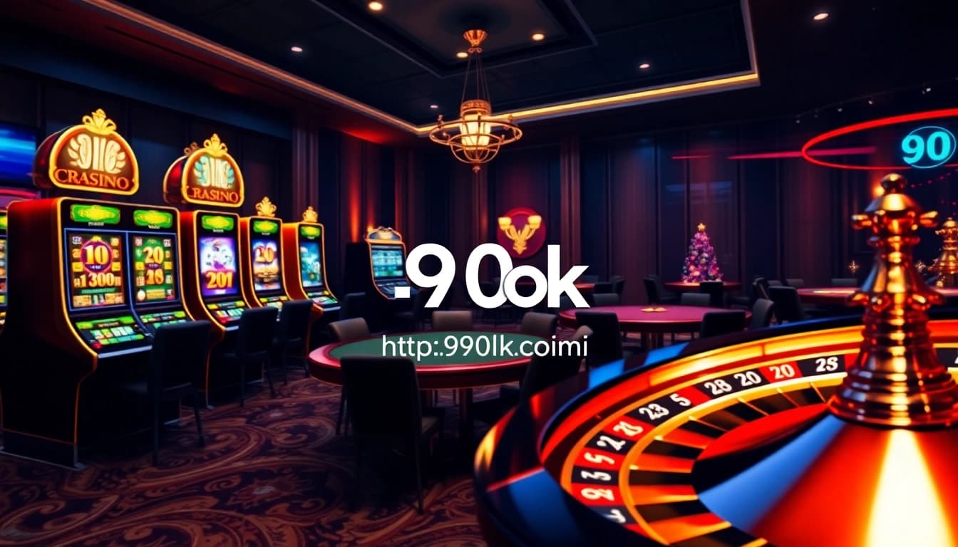 Experience luxury gaming excitement at https://99ok.co.im/ with vibrant slot machines and poker tables.