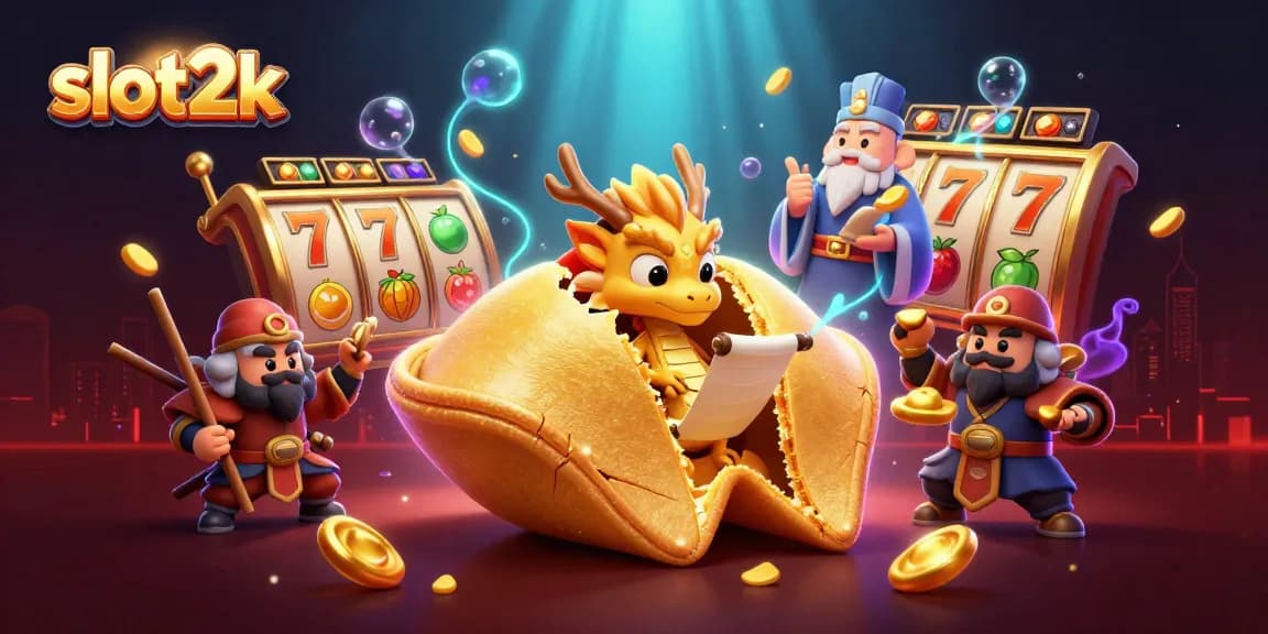 Spin to win big at slot2k with a captivating scene of golden treasures and vibrant slot elements.