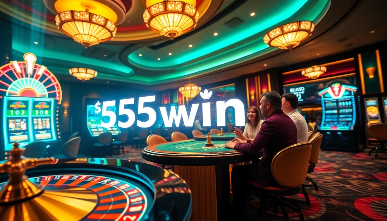 Experience the thrill of 555win casino with luxurious slot machines and exhilarating gaming action.