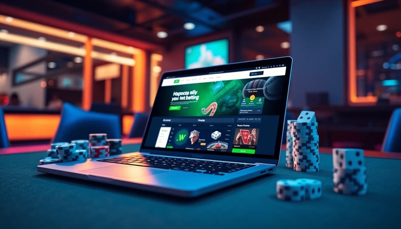 Experience the thrill of online betting at https://nhacaiuytin.tokyo/ with an immersive gaming interface and vibrant atmosphere.