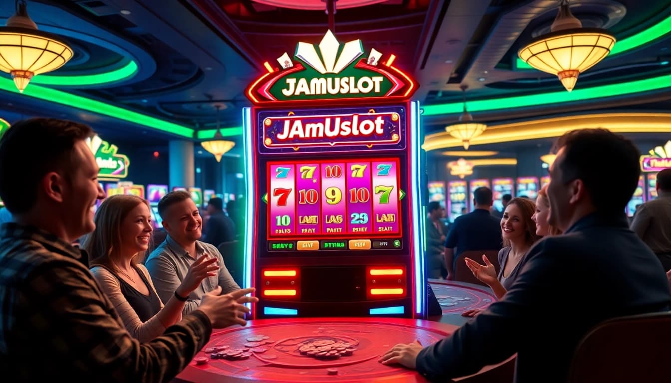 Players experience the thrill of winning on JAmUslOt, the premier online slot machine platform.