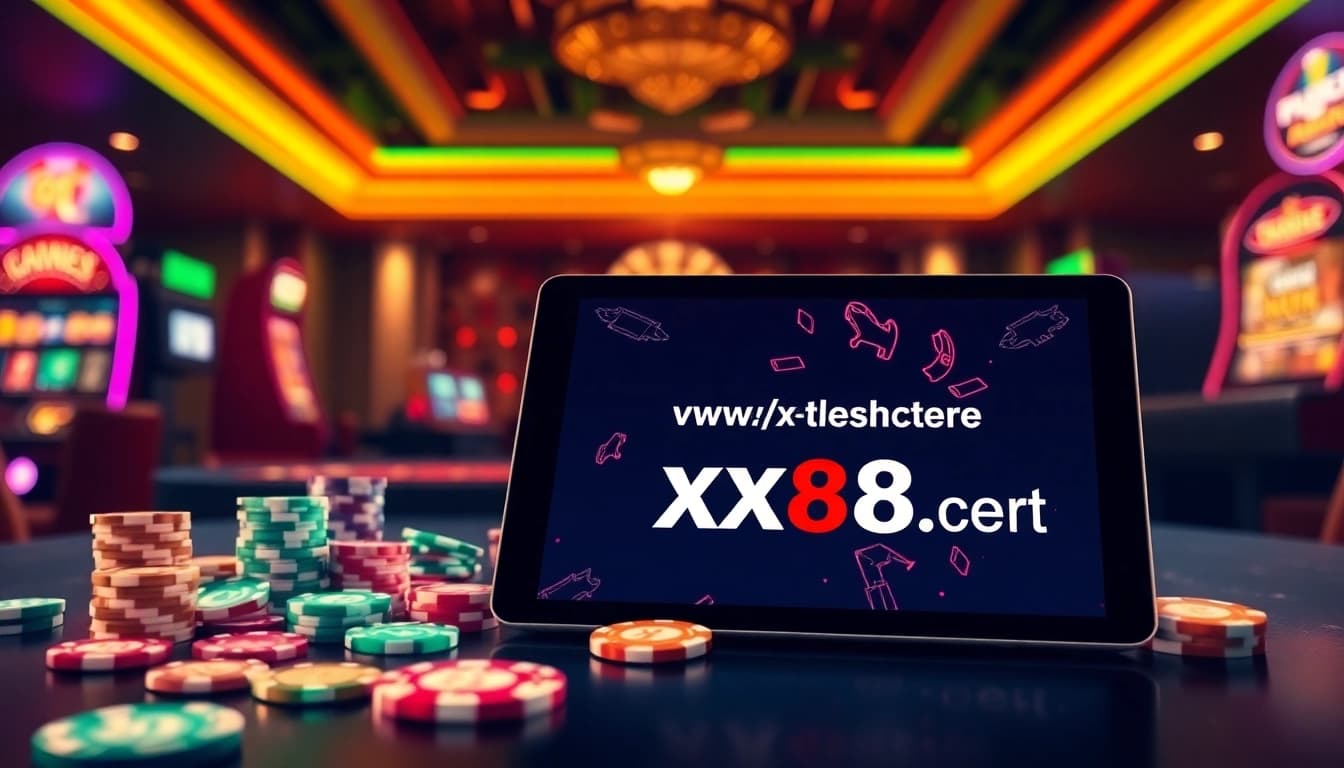 Experience thrilling online gaming at https://xx88.center/ with vibrant casino elements and engaging atmosphere.