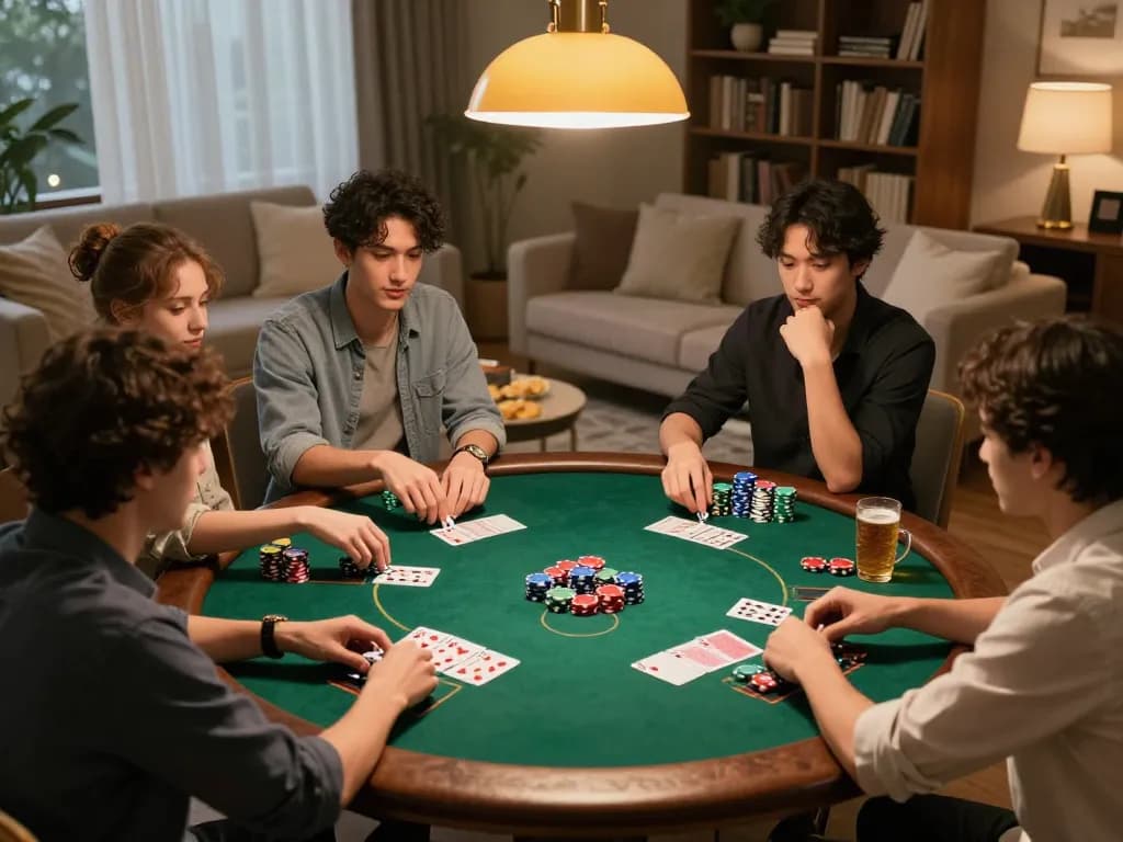 Join friends for an exciting poker game night at https://gg88.shop/ with chips, cards, and laughter.