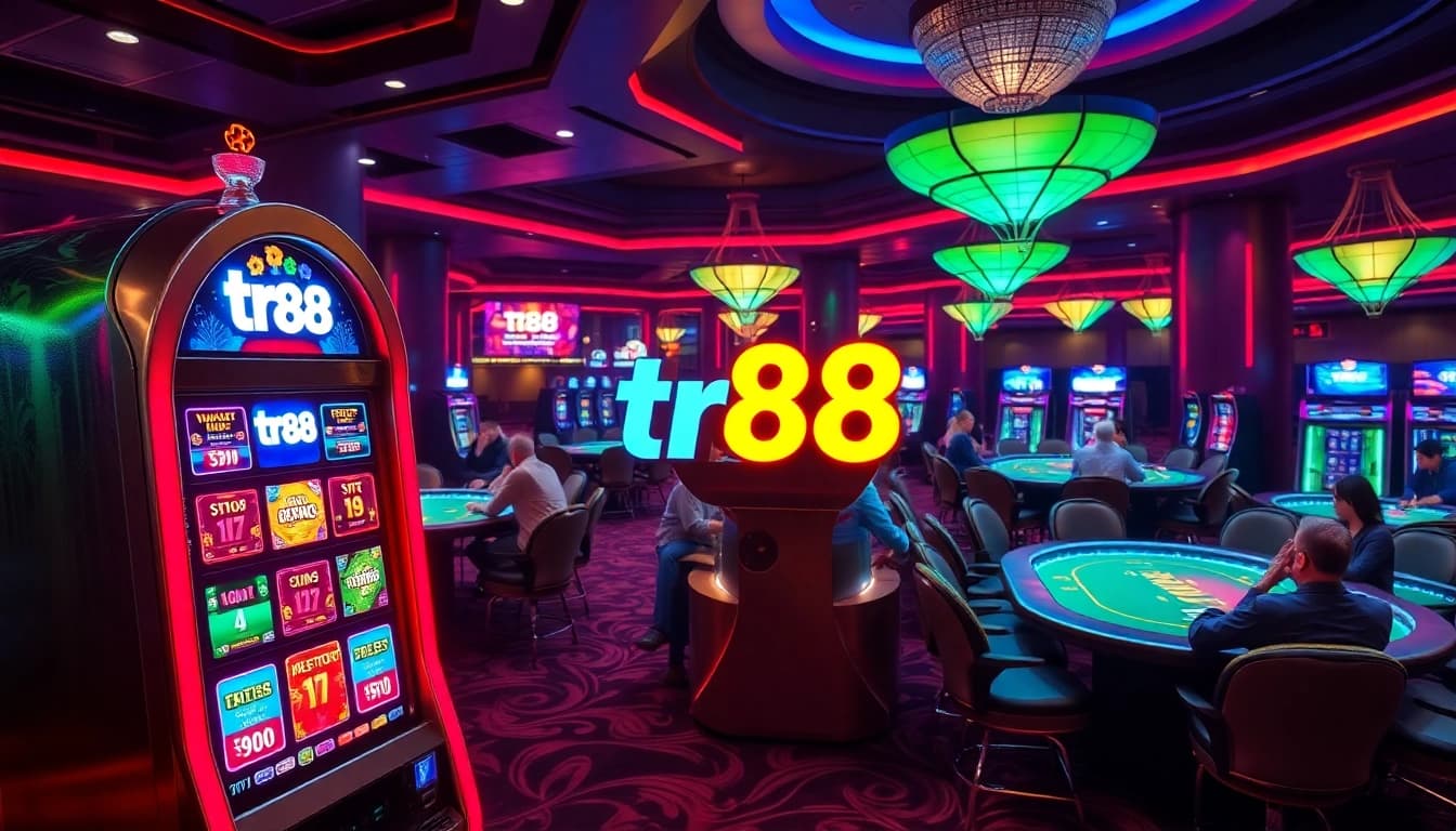 Spin to win at TR88's vibrant online casino with thrilling game options.