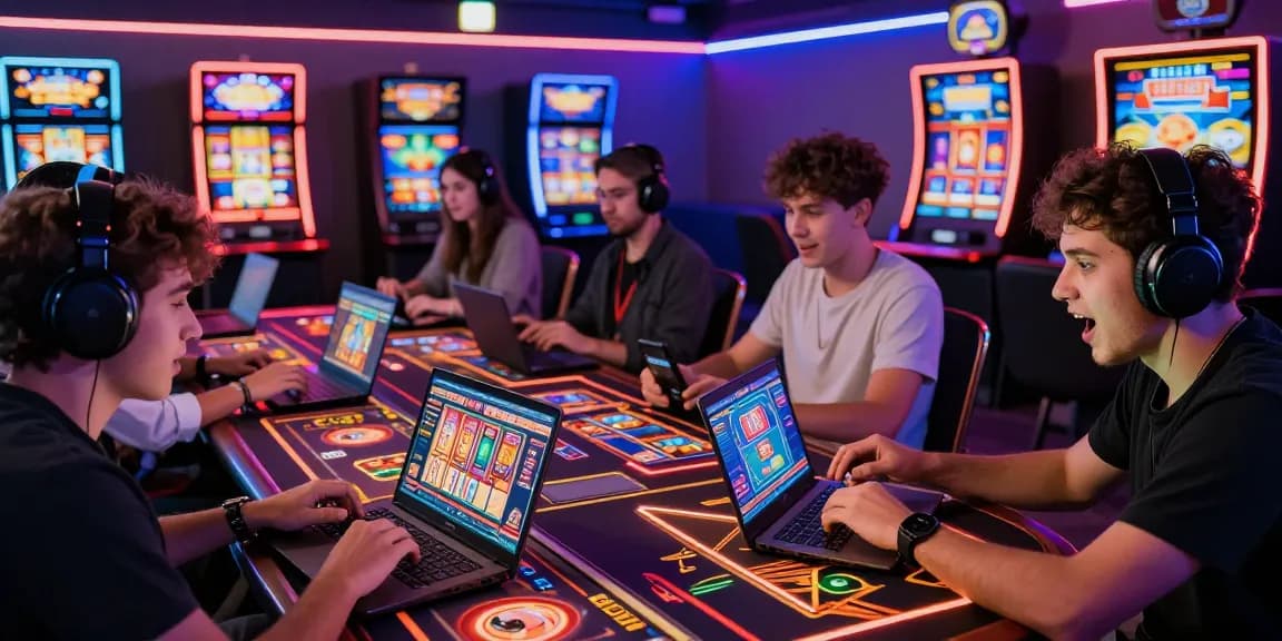 Players enjoying garuda303 online gaming experience with vibrant visuals and modern interfaces.