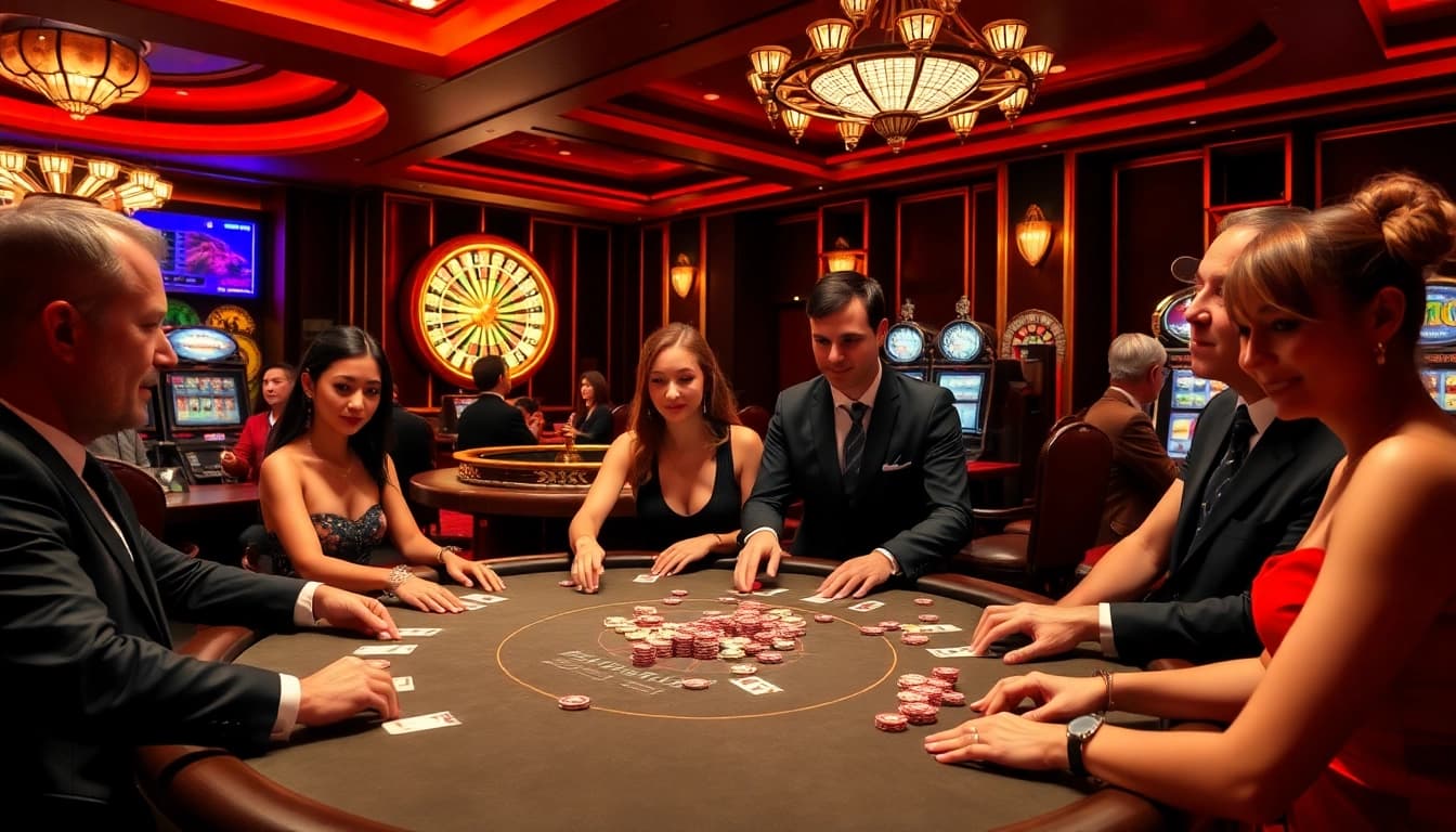 U888 players experiencing a thrilling poker game with dynamic chips and cards.
