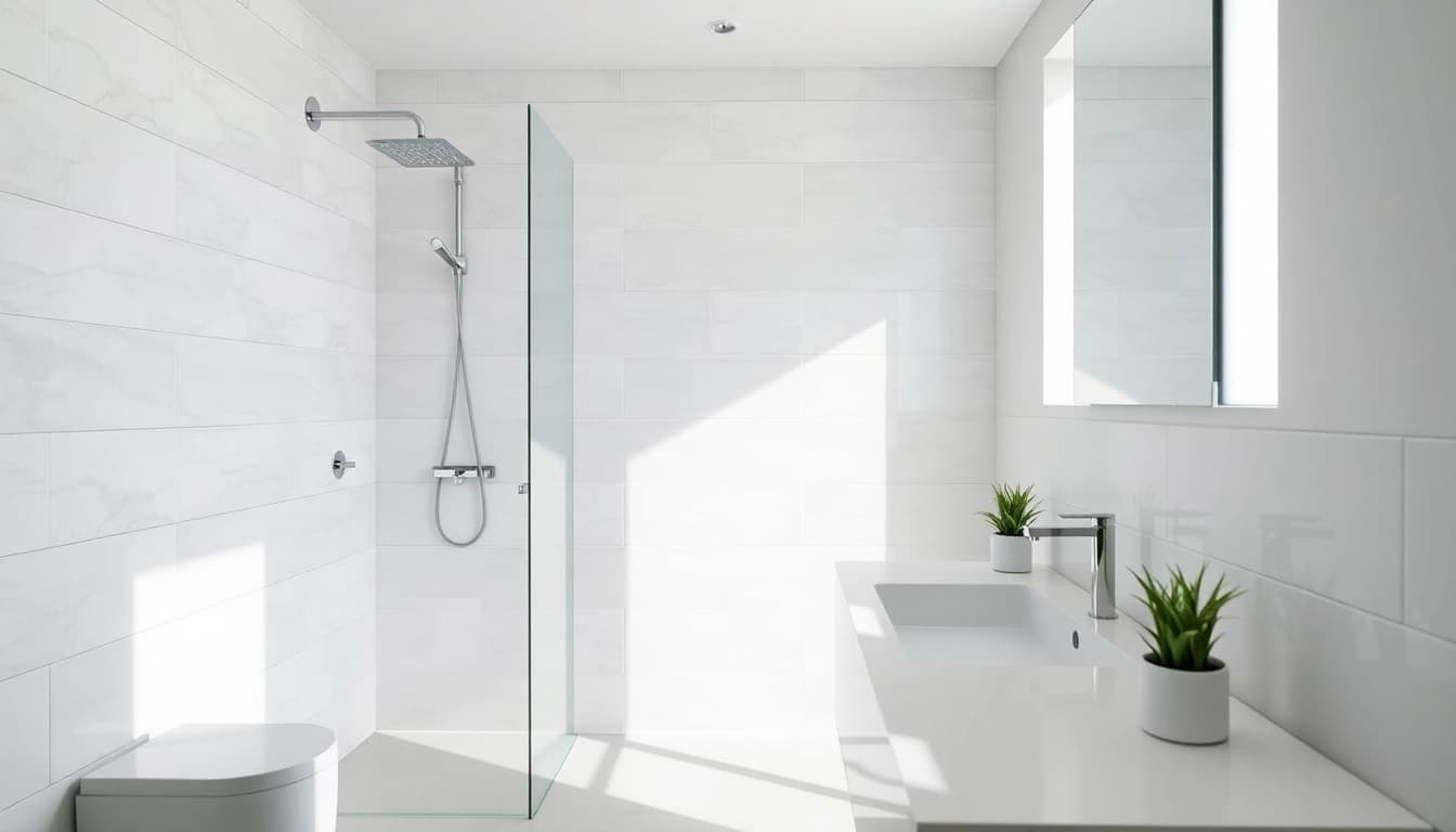 Sanitärlösungen von sonni sanitär GmbH in einem modernen Badezimmer.