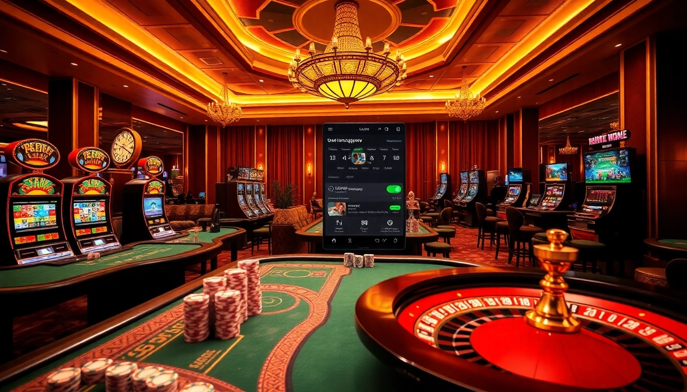 Trải nghiệm sự hồi hộp của cá cược với ứng dụng Betvip trong bầu không khí casino sang trọng.
