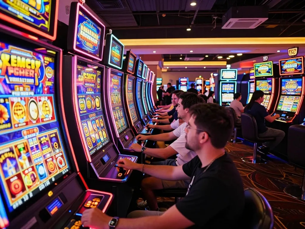 Experience the excitement as new members claim their bonus new member spins at vibrant slot machines