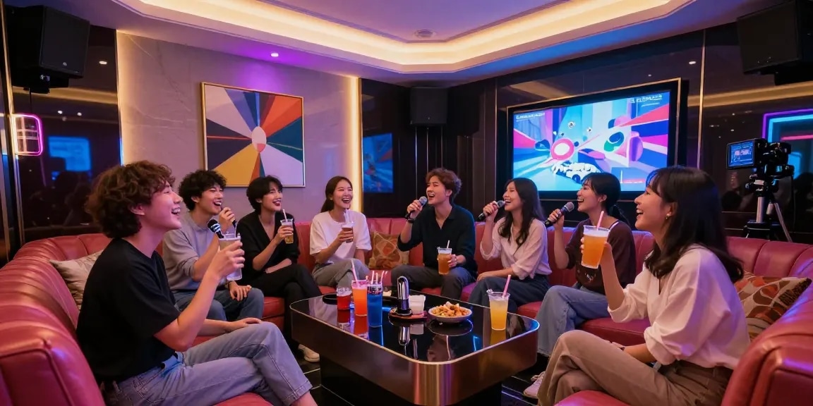 인천쓰리노에서 즐거운 시간을 보내는 손님들, 현대적인 인테리어와 화려한 조명이 돋보이는 분위기