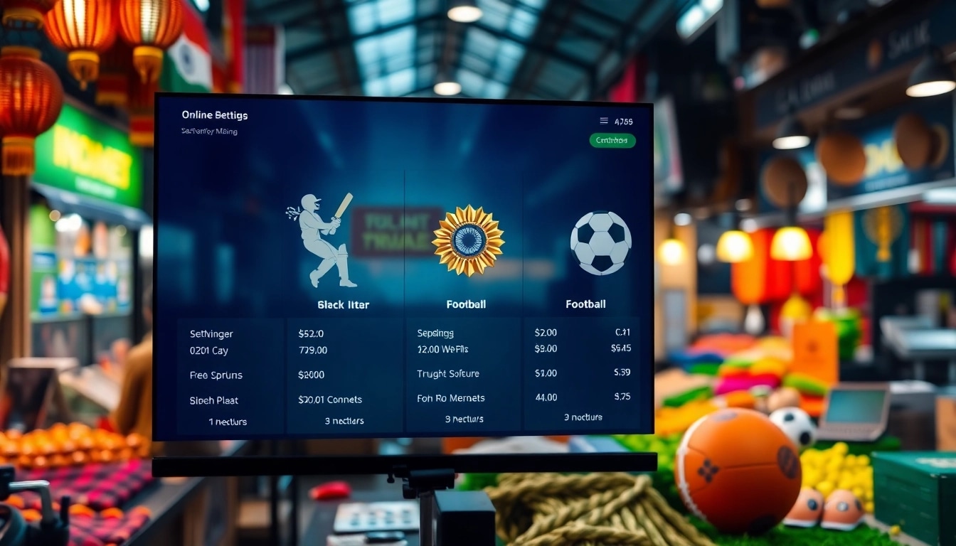 Engage with the best online sportsbooks India featuring diverse betting options in a vibrant city setting.