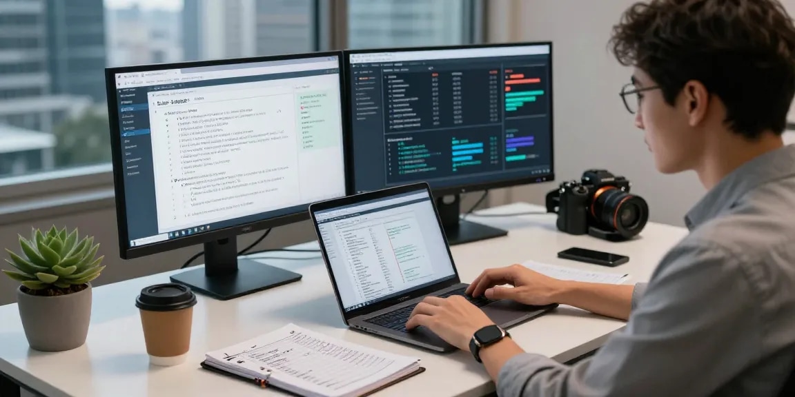Detect fake receipt with AI technology in an innovative workspace focused on advanced analytics.