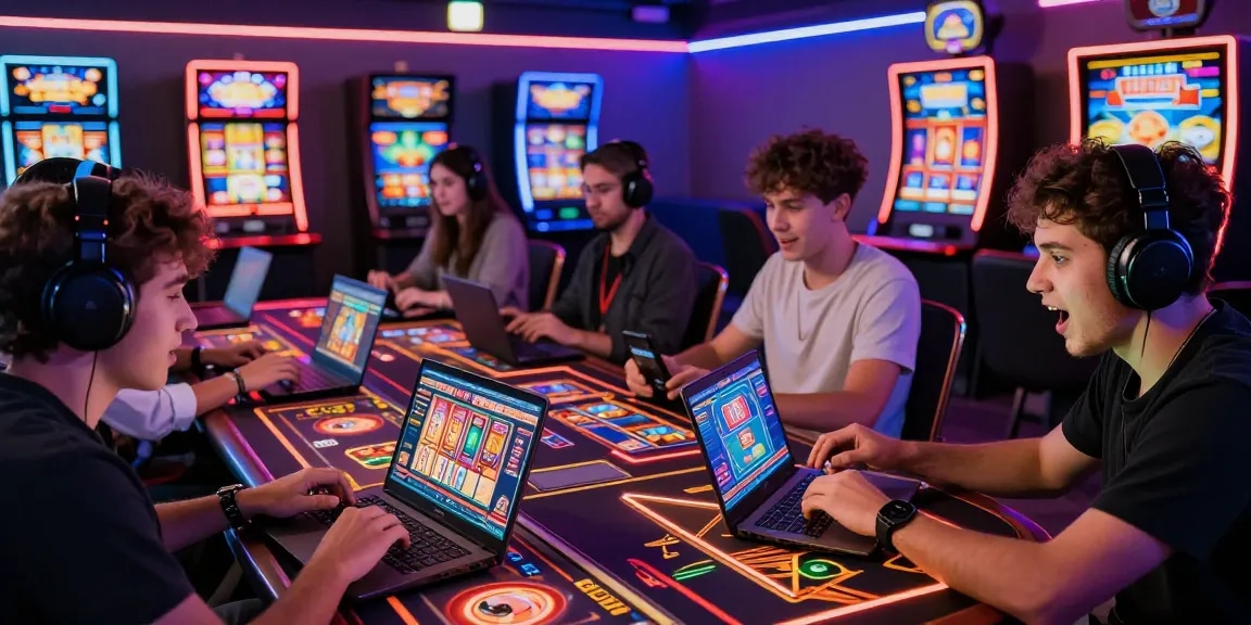 Players enjoying garuda303 online gaming experience with vibrant visuals and modern interfaces.