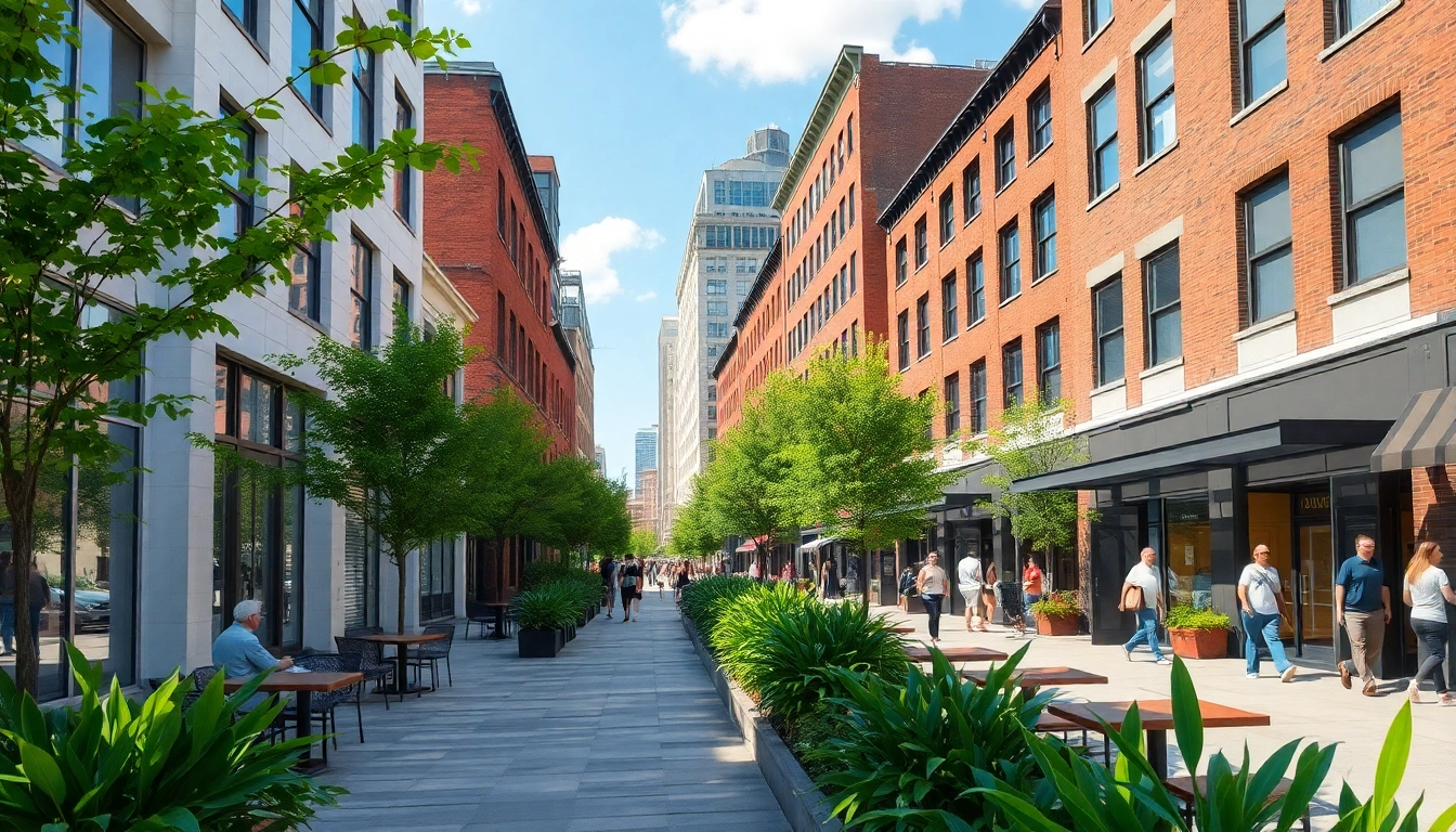 Experience the North Main Makeover with revitalized architecture and vibrant public spaces.