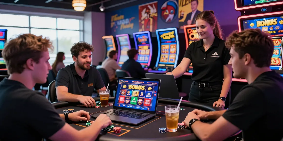 Players enjoying Bonus Buy Slots at international casinos on https://oxfordbedbreakfast.co.uk/ with vibrant gaming atmosphere.
