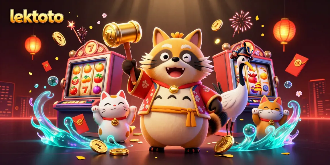Lektoto offers a vibrant gaming experience with cheerful characters and dynamic slot machine elements.
