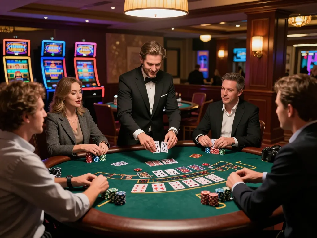 Players strategizing at SC88 blackjack table with dynamic gameplay.