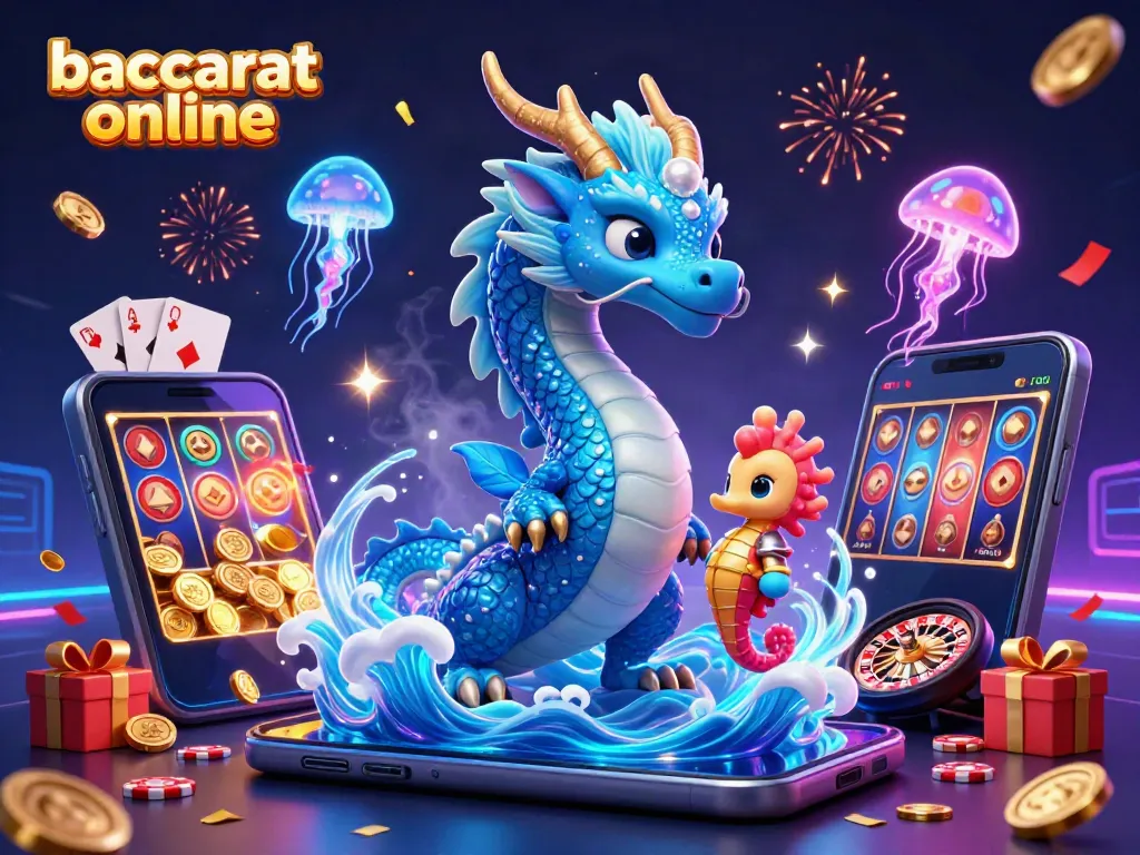 Experience baccarat online in vibrant, action-packed 3D featuring iconic casino elements and enchanting characters.