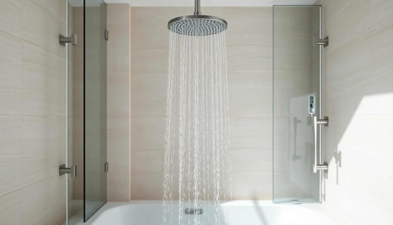 Transform your bathrooms with elegant showers featuring sleek designs and modern aesthetics.