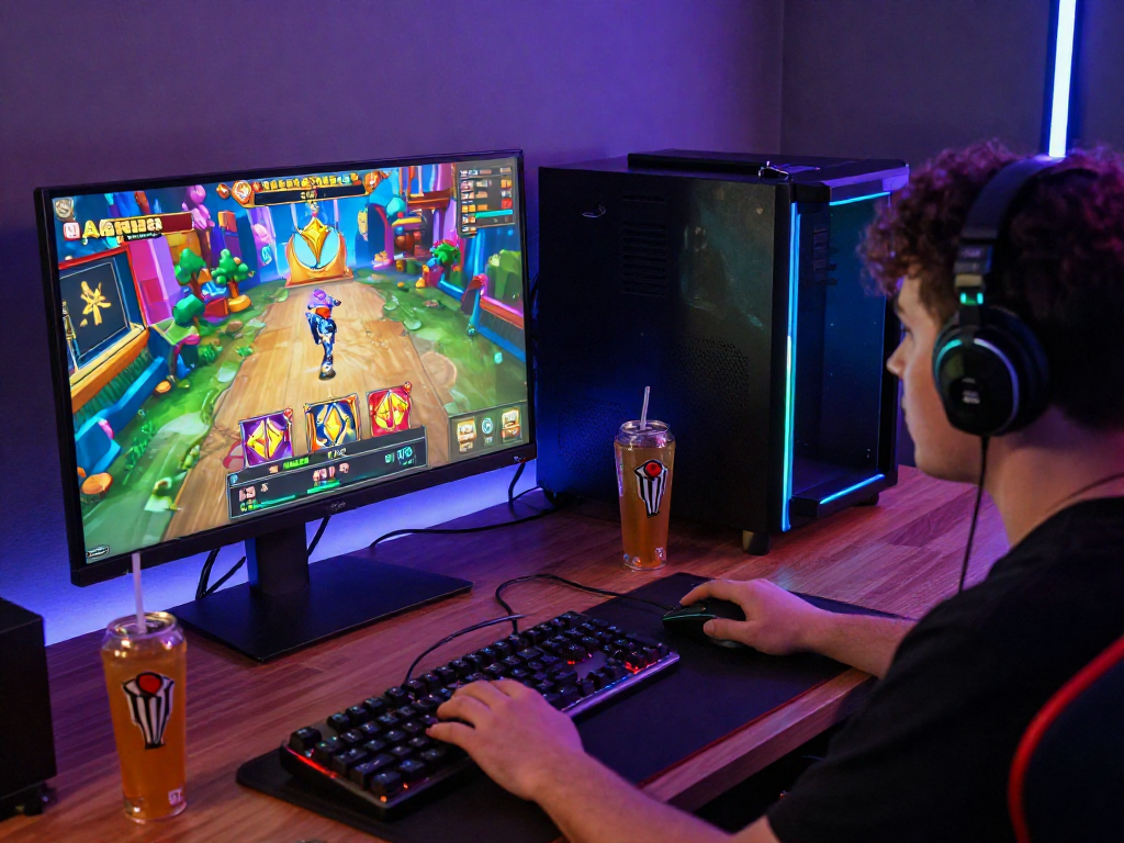 Pengalaman bermain slot gacor dengan suasana gaming modern dan aksesori lengkap.