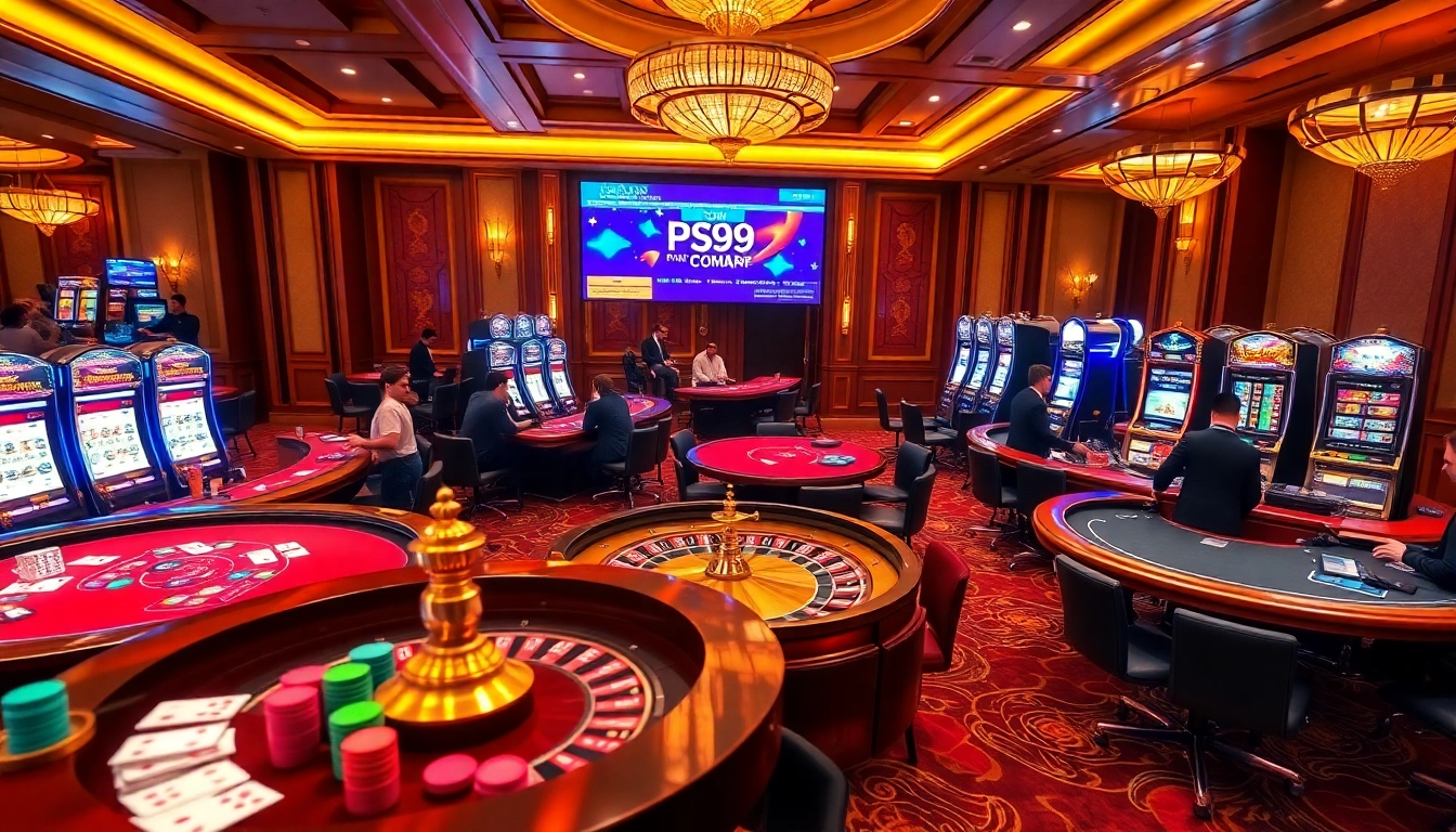 Experience thrilling bets at PS99 COM with live dealers and vibrant gaming ambiance.