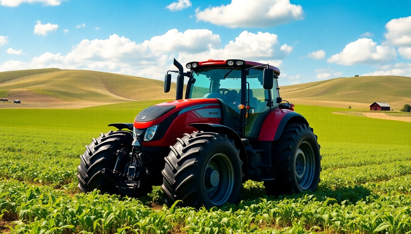 AF88 tractor engaging in farmland activities, demonstrating robust performance and efficiency.