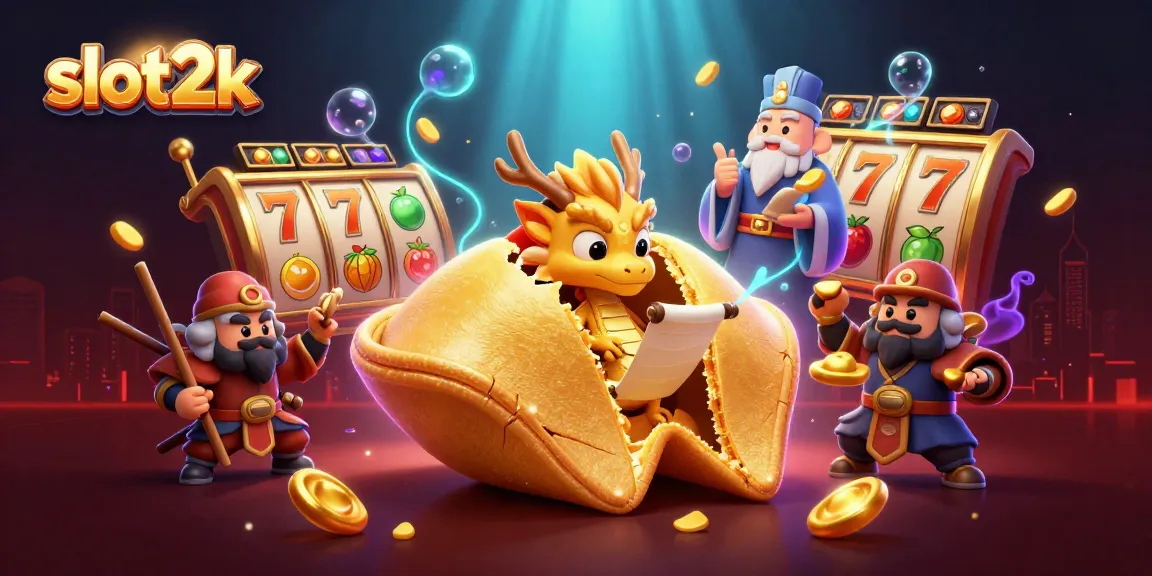 Spin to win big at slot2k with a captivating scene of golden treasures and vibrant slot elements.