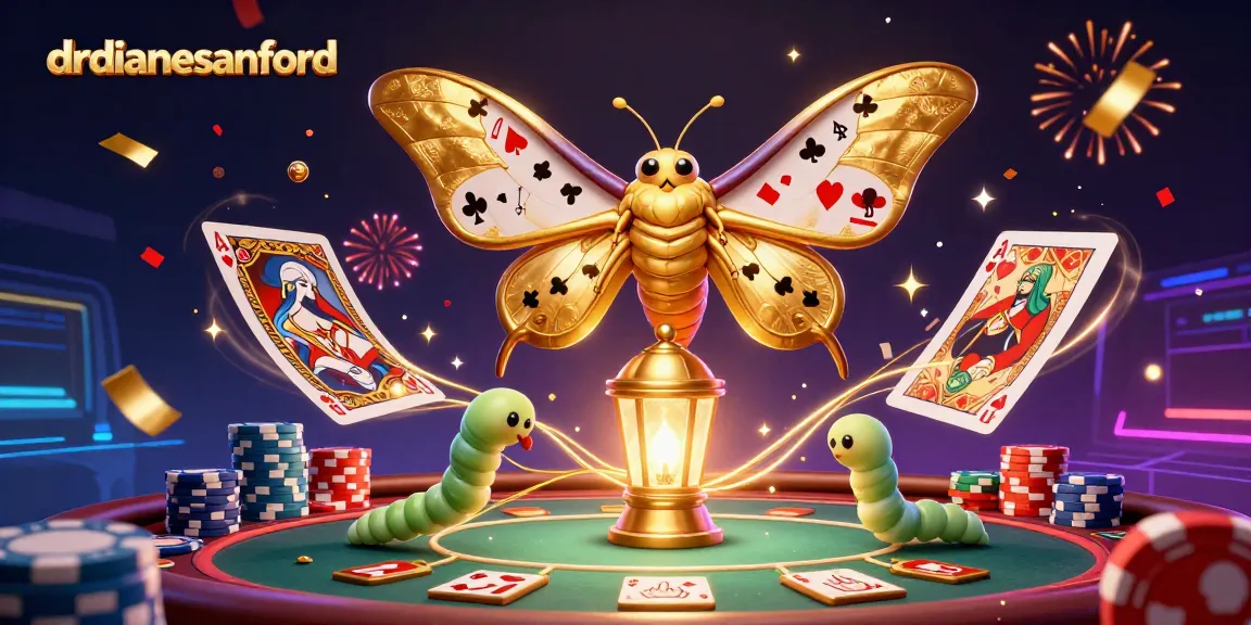 Engage with poker strategies using drdianesanford, featuring vibrant casino elements in 3D illustration.
