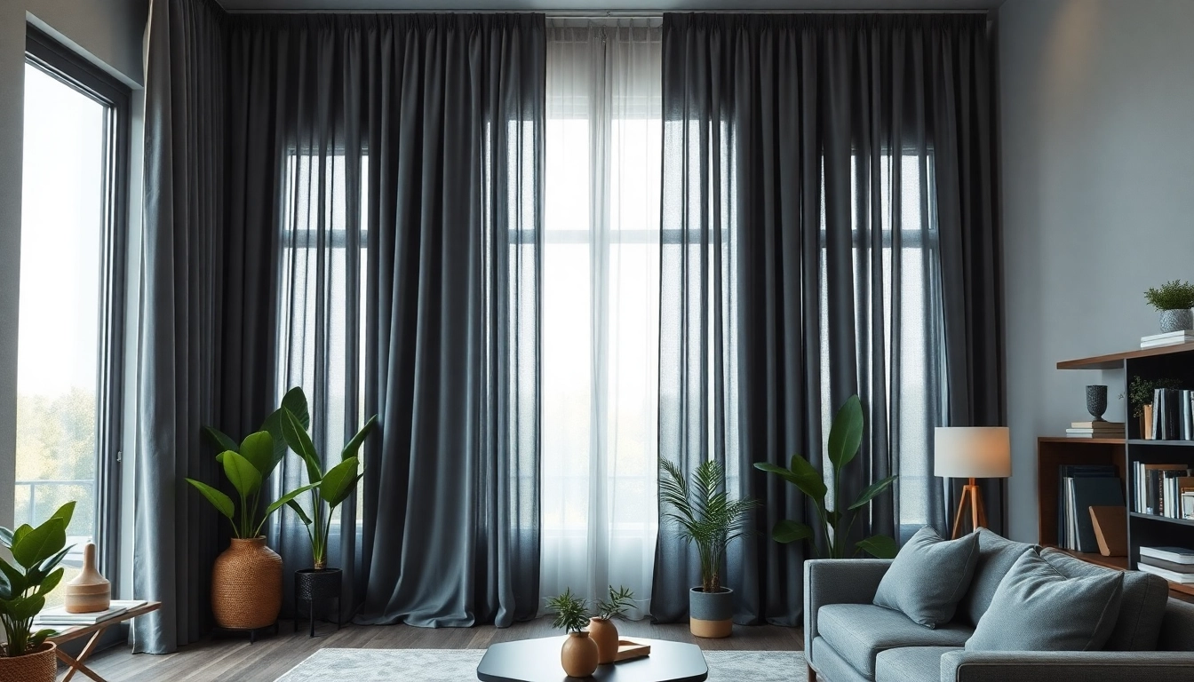 Verduisterende gordijnen die privacy bieden en de kamer donker maken.