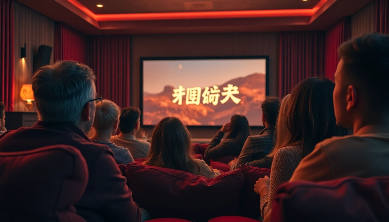ชมหนังออนไลน์ในบรรยากาศของโรงภาพยนตร์ที่บ้านพร้อมผู้ชมที่สนุกสนาน